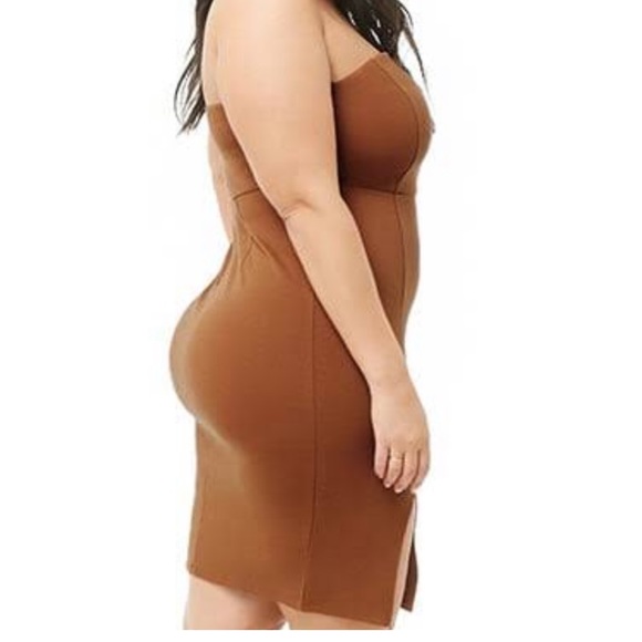 Forever 21 plus knee length tube top dress - Picture 2 of 3